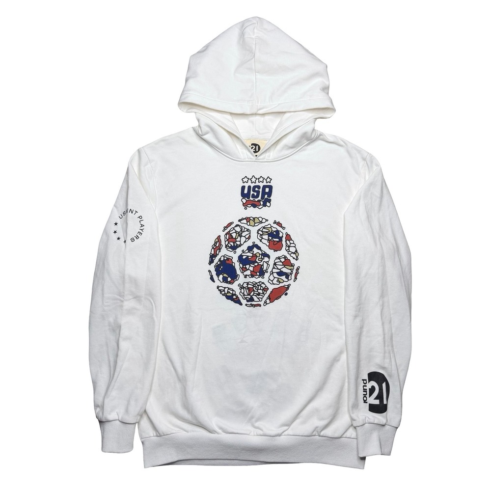 USA USAWMNT women's national team soccer x Round 21 white hoody